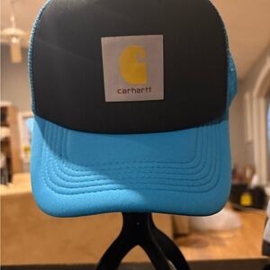Carhartt style Blue and Black Trucker Hat
